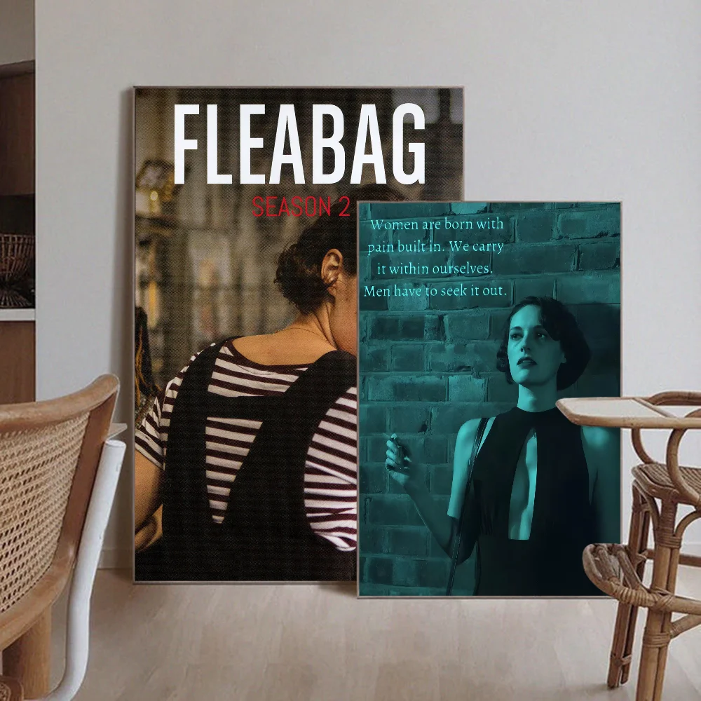 Tv Fleabag Poster Self-adhesive Art Poster Retro Kraft Paper Sticker DIY Room Bar Cafe Vintage Decorative Painting
Tv Fleabag Poster Self-adhesive Art Poster Retro Kraft Paper Sticker DIY Room Bar Cafe Vintage Decorative Painting
