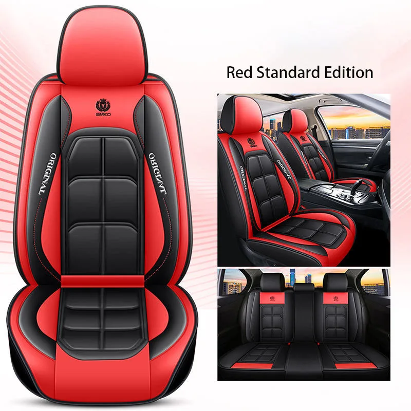 

WZBWZX Leather Car Seat Cover For Peugeot All Model 4008 RCZ 308 508 301 3008 206 307 207 2008 408 5008 607 5 Seats