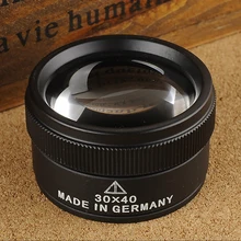 30x40mm Premium Measuring Magnifier Magnifying Glass Lens Loop Microscope For Coins Stamps Jewelry Lupe Antique Jade Appraisal
30x40mm Premium Measuring Magnifier Magnifying Glass Lens Loop Microscope For Coins Stamps Jewelry Lupe Antique Jade Appraisal