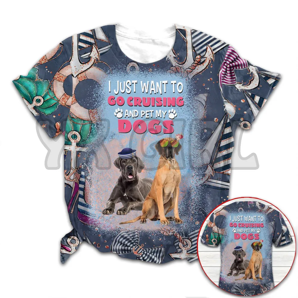 FashionMen t shirt Great Dane -I Just Want To Go Cruising&Pet My Dogs3D All Over Printed Funny Dog Tee Tops shirts Unisex Tshirt
FashionMen t shirt Great Dane -I Just Want To Go Cruising&Pet My Dogs3D All Over Printed Funny Dog Tee Tops shirts Unisex Tshirt