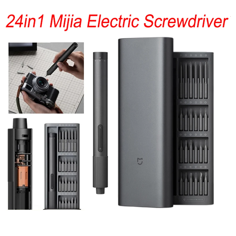 Youpin 24 In 1 Electrical Precision Screwdriver Kit Type-C Rechargeable 2 Gear Torque 400+ Screw S2 Steel Precision Bit
Youpin 24 In 1 Electrical Precision Screwdriver Kit Type-C Rechargeable 2 Gear Torque 400+ Screw S2 Steel Precision Bit