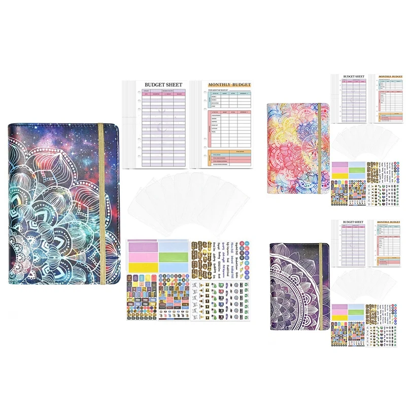 1Set A6 Budget Binder, Budget Binder With Zipper Envelopes,Money Planner Folder, Money Organizer For Cash, A6 Binder
1Set A6 Budget Binder, Budget Binder With Zipper Envelopes,Money Planner Folder, Money Organizer For Cash, A6 Binder