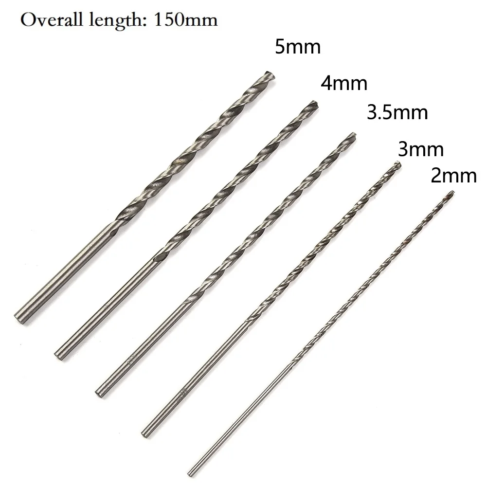 Durable New Practical Drill Bit Set 2-5mm Tools 5 piece Extra Long Kit Parts Replacement 2mm 3mm 3.5mm 4mm 5mm
Durable New Practical Drill Bit Set 2-5mm Tools 5 piece Extra Long Kit Parts Replacement 2mm 3mm 3.5mm 4mm 5mm