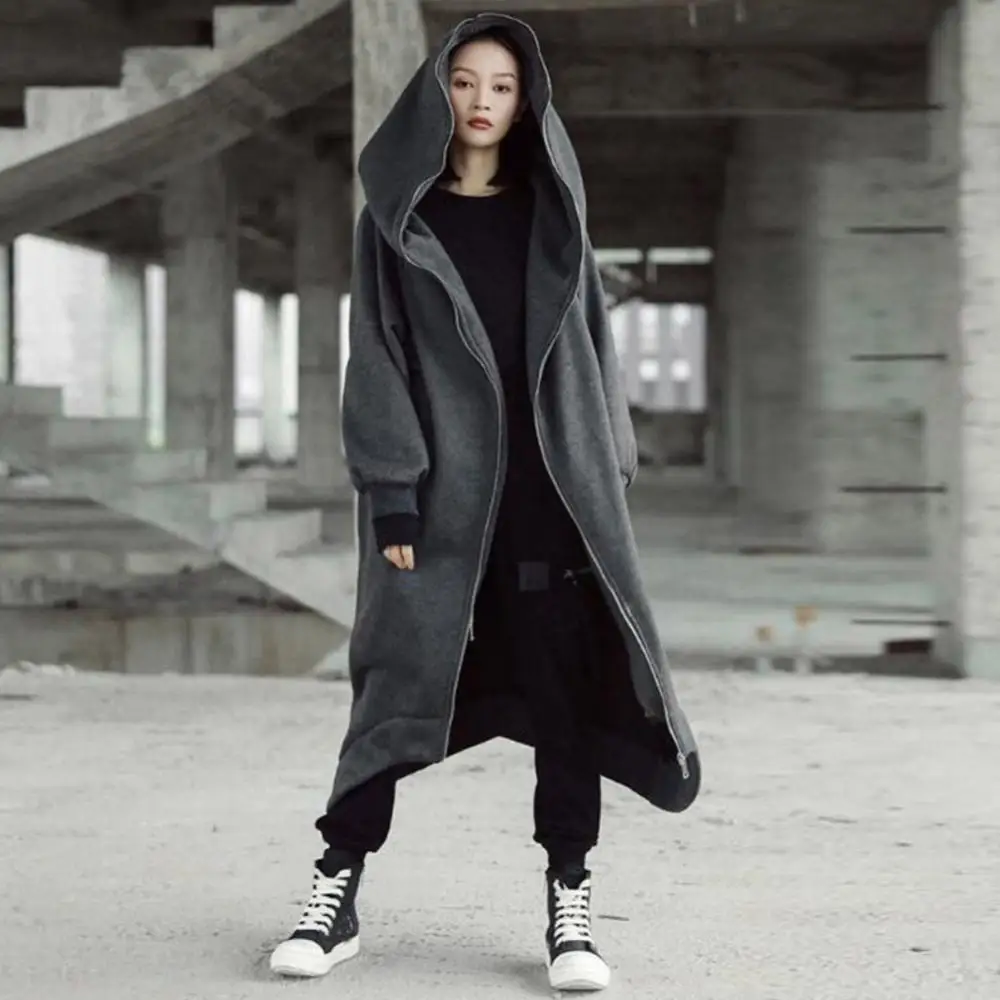 2020 Autumn Winter Casual Women Oversized Hooded Long Sleeve Zipper Maxi Loose Hoodies Sweatshirt Coat velvet Outwear Tops
2020 Autumn Winter Casual Women Oversized Hooded Long Sleeve Zipper Maxi Loose Hoodies Sweatshirt Coat velvet Outwear Tops