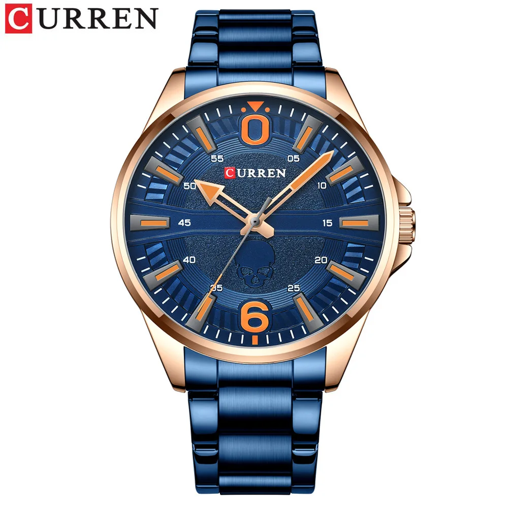 Curren Men's Watch Top Brand Luxury Business Quartz Men's Wristwatch Clock Stainless Steel Creative Silver Man Watches
Curren Men's Watch Top Brand Luxury Business Quartz Men's Wristwatch Clock Stainless Steel Creative Silver Man Watches