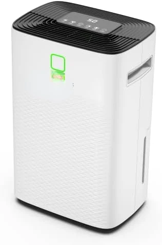 

30 Pint Dehumidifiers Up to 2000 Sq Ft for Continuous Dehumidify, Home Dehumidifier with Digital Control Panel and Drain Hose fo