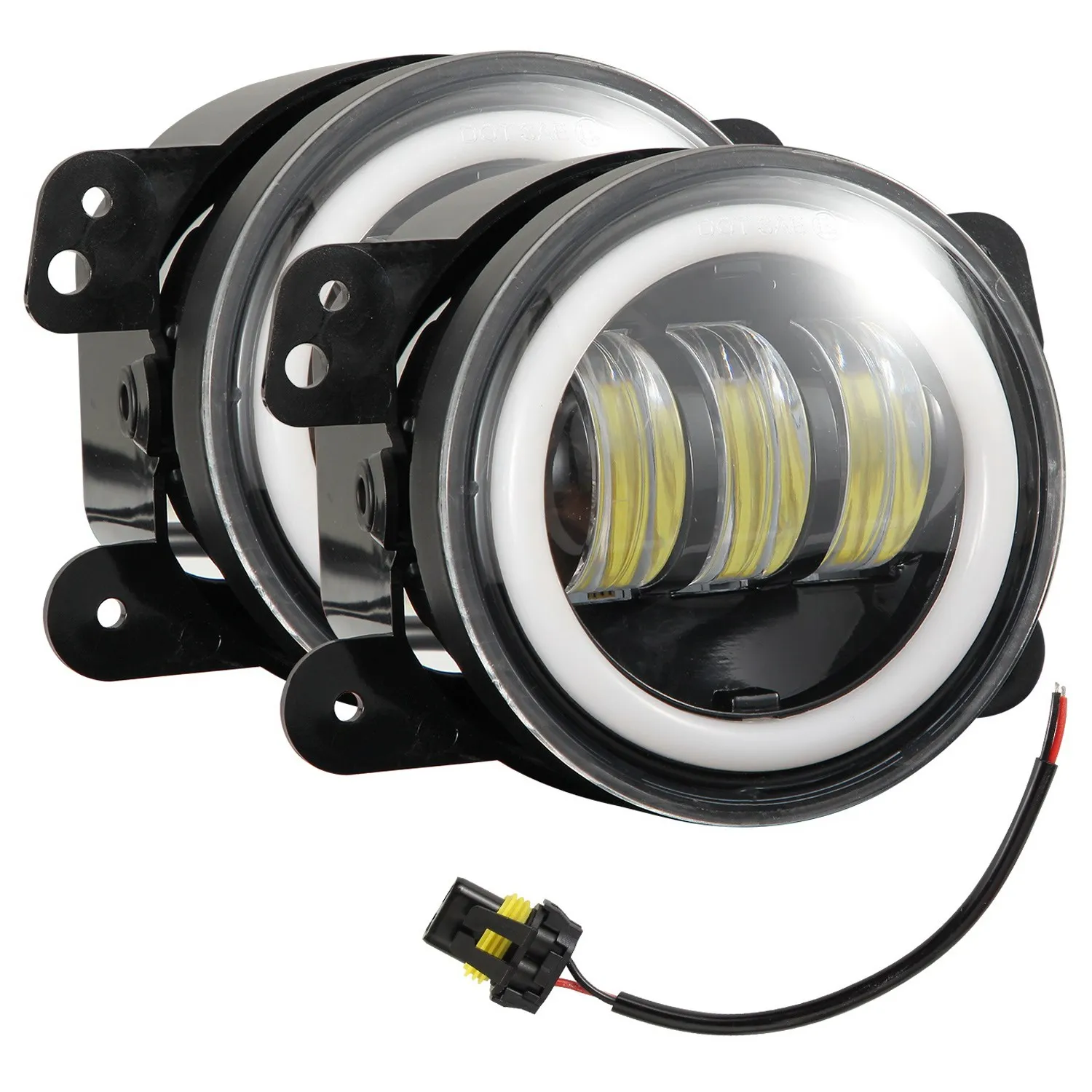 2Pcs 4 Inch Round Led Fog Lights 30W 6000K White Halo Ring Drl Off Road Fog Lamps for Jeep Wrangler Jk Tj Lj Grand
2Pcs 4 Inch Round Led Fog Lights 30W 6000K White Halo Ring Drl Off Road Fog Lamps for Jeep Wrangler Jk Tj Lj Grand
