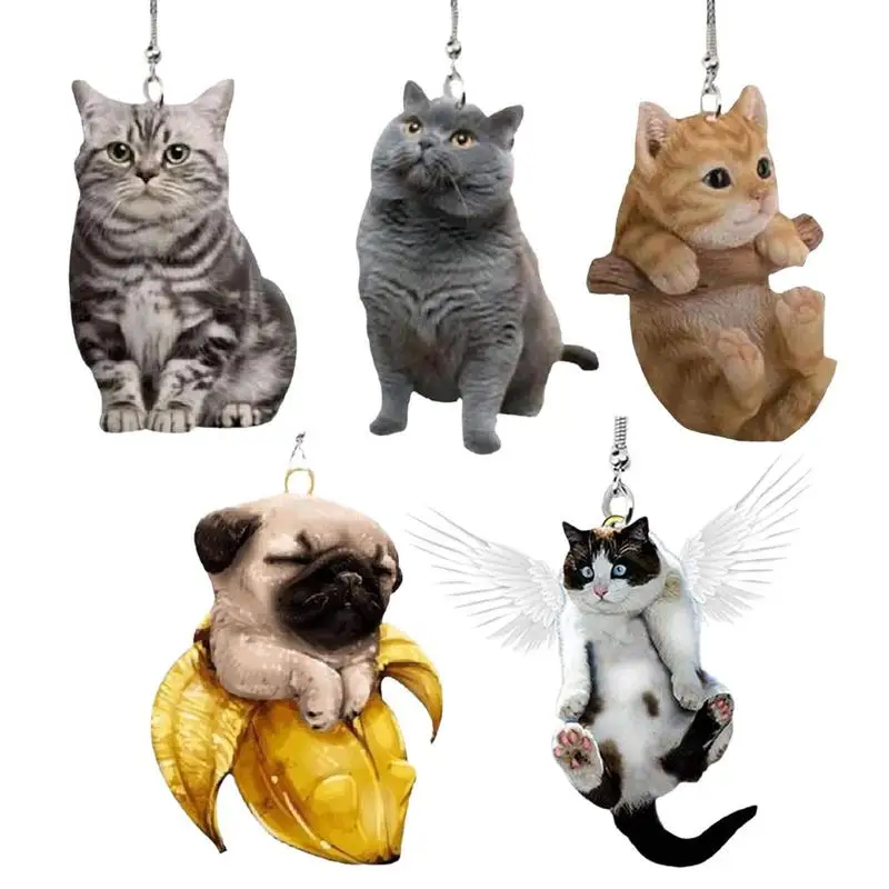 Cute Swinging Cat Car Ornament Automotive Rearview Mirror Hanging Cat Universal Vehicles Interior Decoration Cat Pendant
Cute Swinging Cat Car Ornament Automotive Rearview Mirror Hanging Cat Universal Vehicles Interior Decoration Cat Pendant