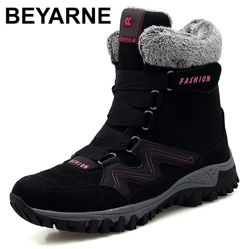 

Women Snow Boots Winter Sneakers Suede Warm Plush Ankle Boots Fashion Outdoor Booties For Women Casual Shoes Botas Mujer