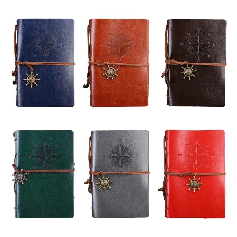 E9LB Leather Journal Travel Writing Notebook Handmade Leather Bound Journal Refillable Loose Leaf Notebook 150 Blank Page
E9LB Leather Journal Travel Writing Notebook Handmade Leather Bound Journal Refillable Loose Leaf Notebook 150 Blank Page