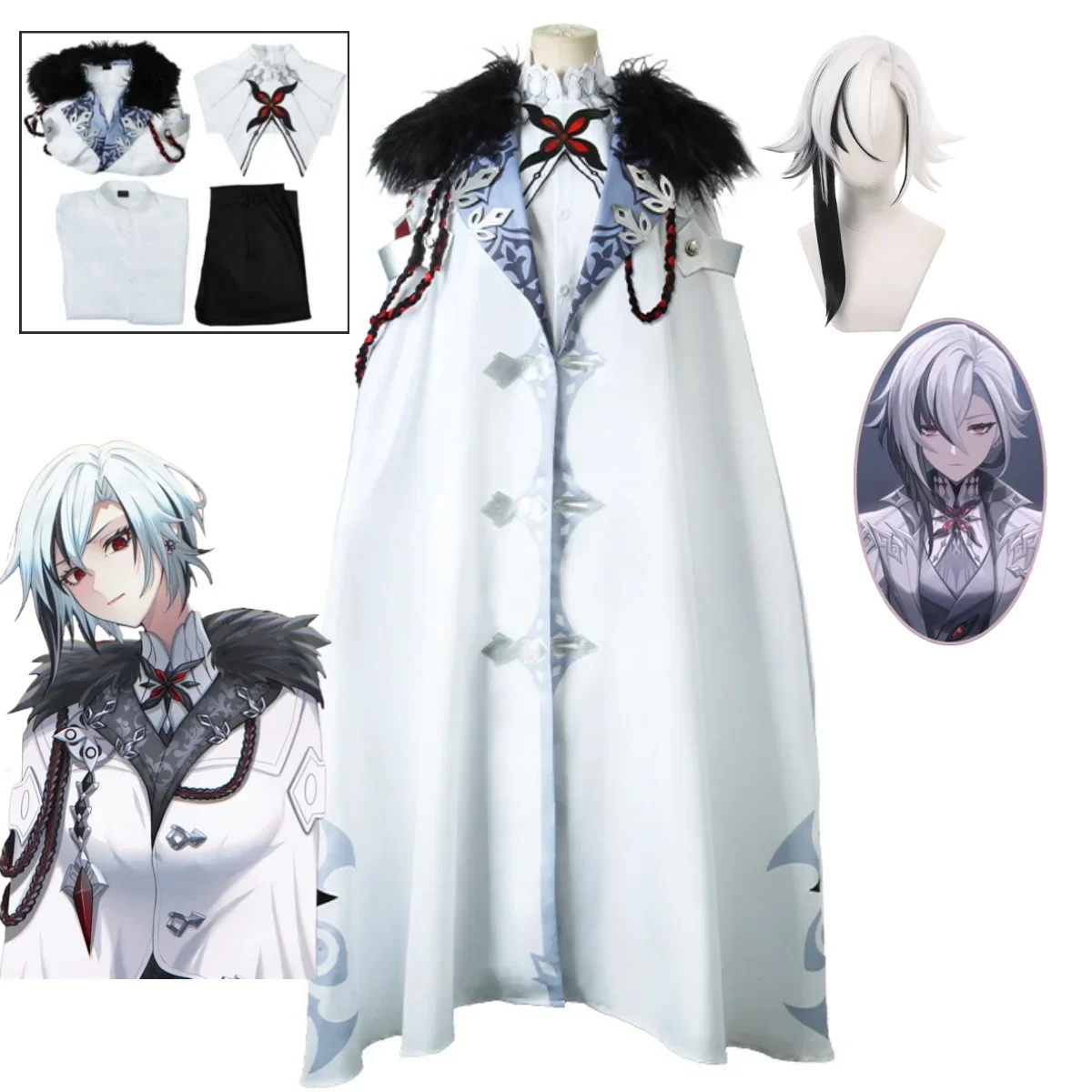 Game Anime Genshin Impact Arlecchino Cosplay Costume Cloak Uniform Set Halloween Carnival Carnival Carnival Performance Costume
Game Anime Genshin Impact Arlecchino Cosplay Costume Cloak Uniform Set Halloween Carnival Carnival Carnival Performance Costume