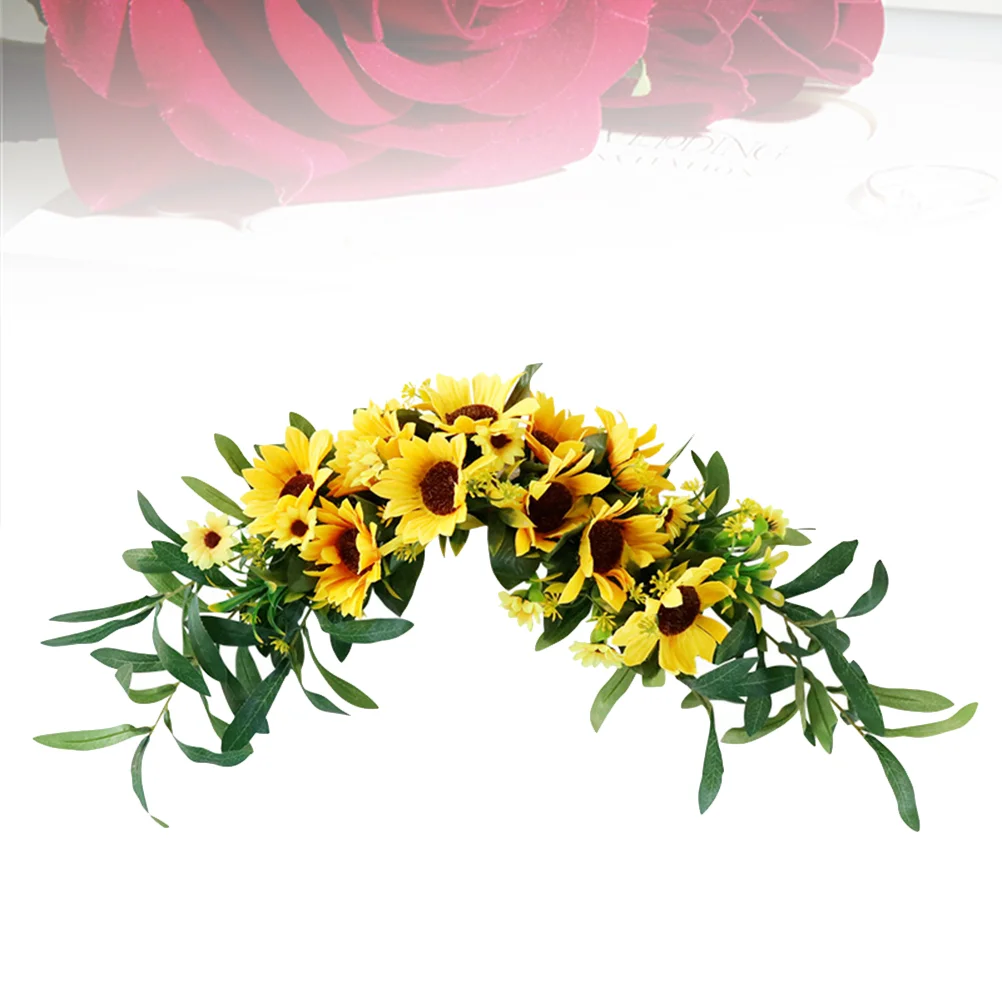 Vintage Decor Sunflower Garland Hanging Artificial Wreath Wedding Door Floral Swag
Vintage Decor Sunflower Garland Hanging Artificial Wreath Wedding Door Floral Swag