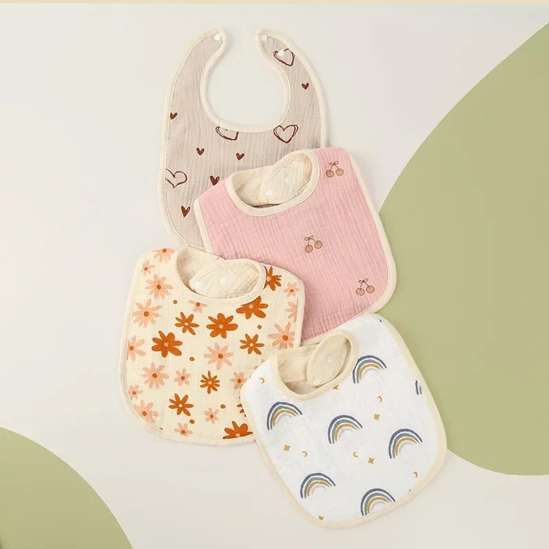 Baby Multilayer Crepe Gauze Bib Saliva Towel for Baby Boys and Girls U-shaped Milk Spitting Newborn Bib Pure Cotton Bib
Baby Multilayer Crepe Gauze Bib Saliva Towel for Baby Boys and Girls U-shaped Milk Spitting Newborn Bib Pure Cotton Bib
