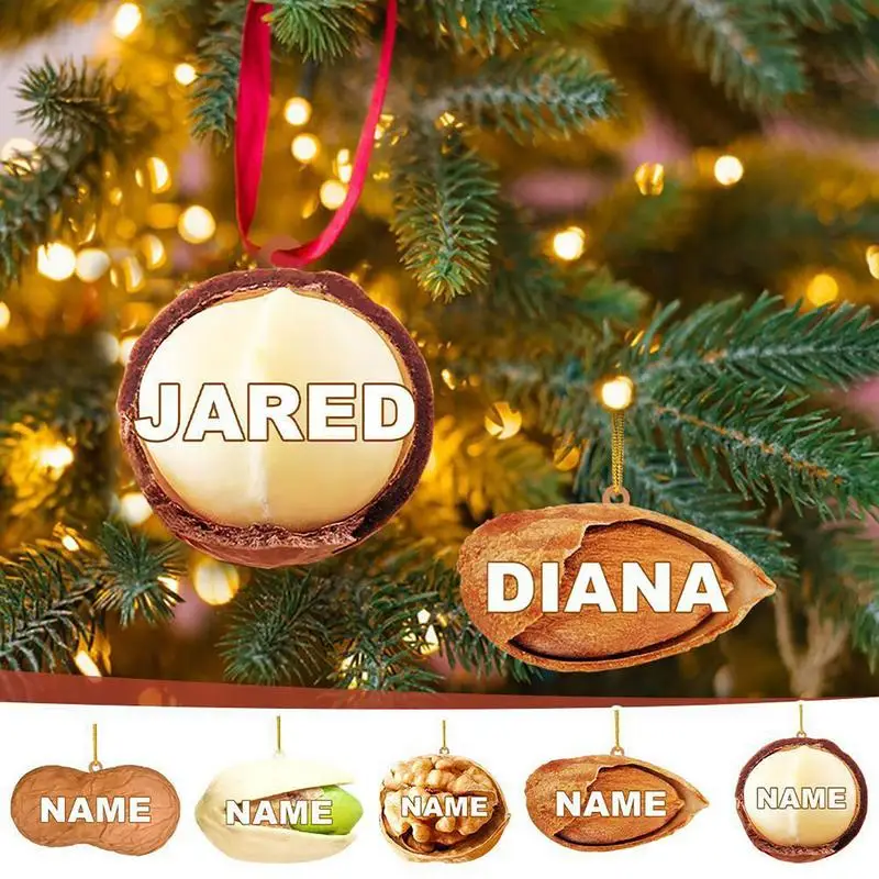 Christmas Resin Nuts Ornament Funny Novelty Peanut Nut Christmas Tree Ornaments Reusable Funny Name Christmas Nuts Decor
Christmas Resin Nuts Ornament Funny Novelty Peanut Nut Christmas Tree Ornaments Reusable Funny Name Christmas Nuts Decor