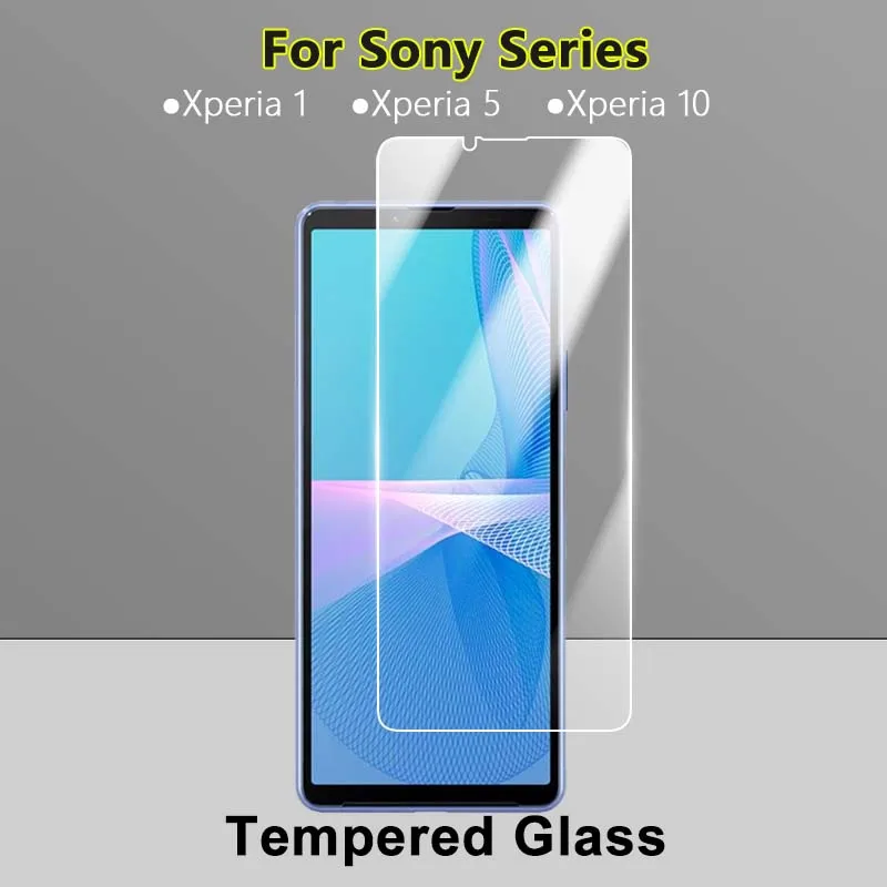 

5Pcs Screen Protector For Sony Xperia 10 5 1 IV II III Pro-I Ultra Slim Clear 2.5D 9H Hardness Tempered Glass Protective Film