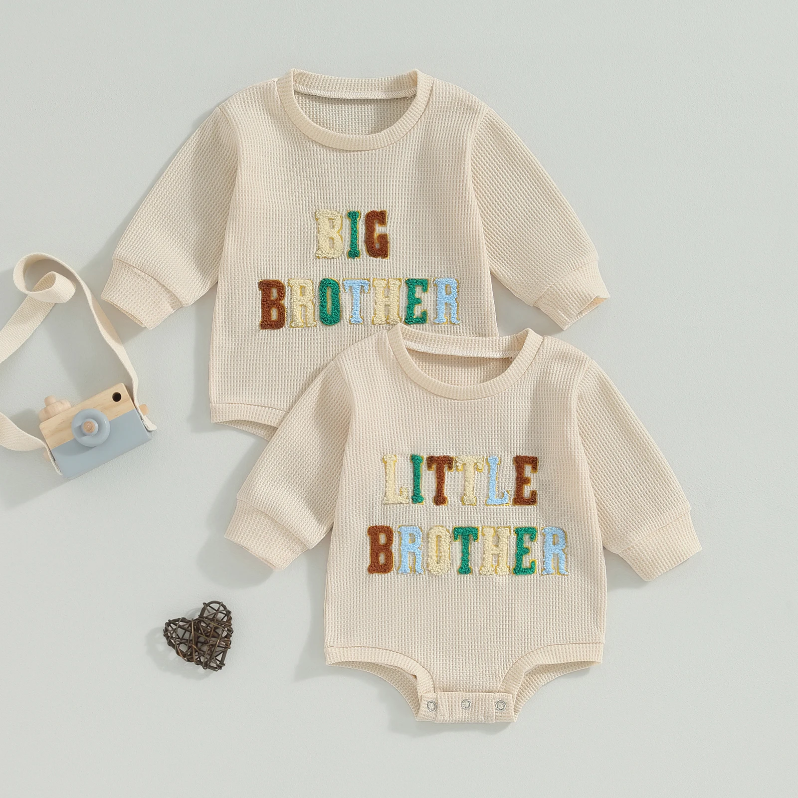 Baby Boy Rompers Long Sleeve Round Neck Letter Embroidery Bodysuit Newborn Fall Clothes
Baby Boy Rompers Long Sleeve Round Neck Letter Embroidery Bodysuit Newborn Fall Clothes