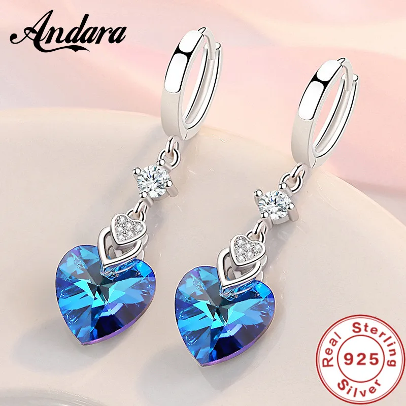 boucles d’oreilles argent sterling élégantes