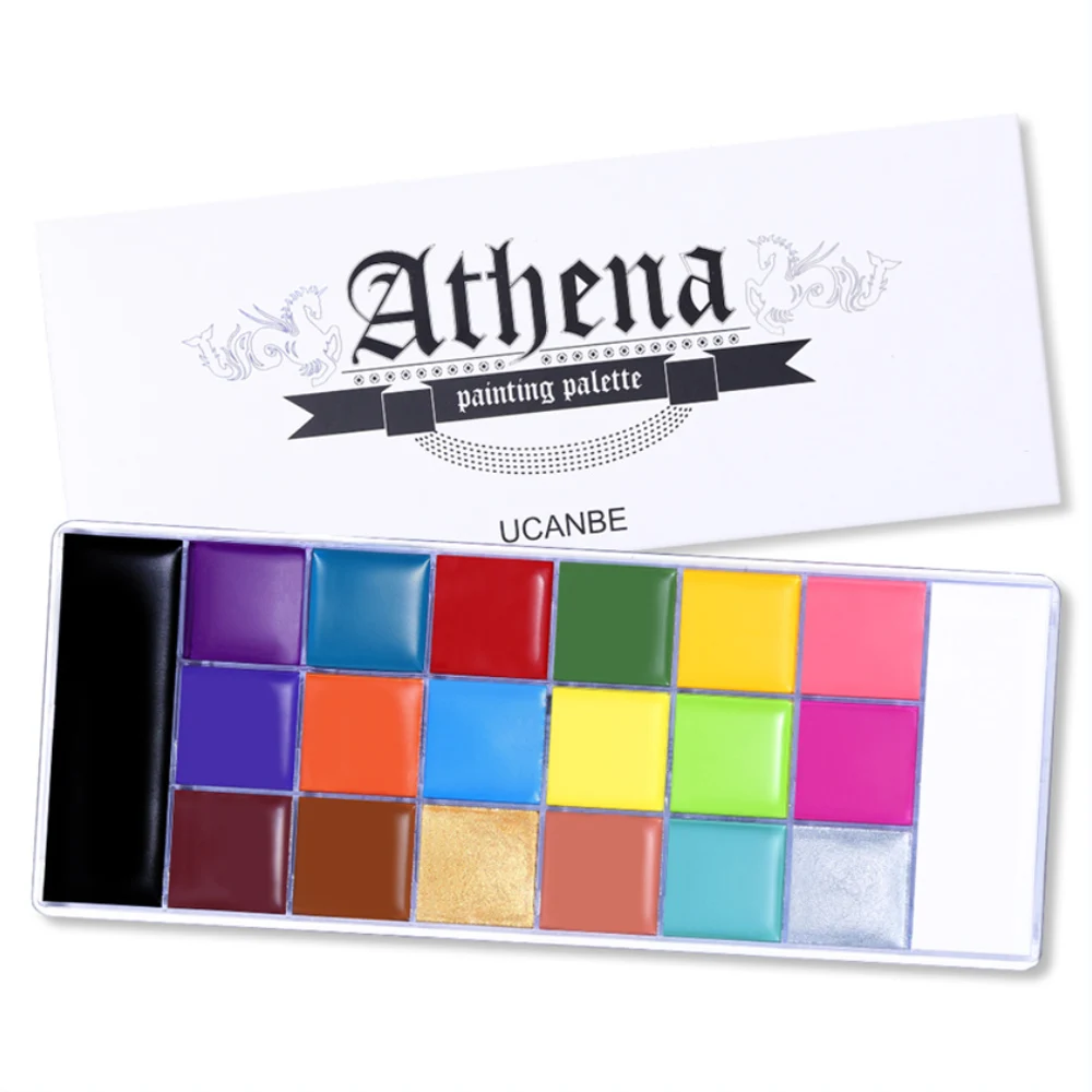 UCANBE 20 Colors Face Body Painting Art Halloween Party Makeup Fancy Dress Beauty Palette Oil Safe Kids Flash Tattoo Painting
UCANBE 20 Colors Face Body Painting Art Halloween Party Makeup Fancy Dress Beauty Palette Oil Safe Kids Flash Tattoo Painting