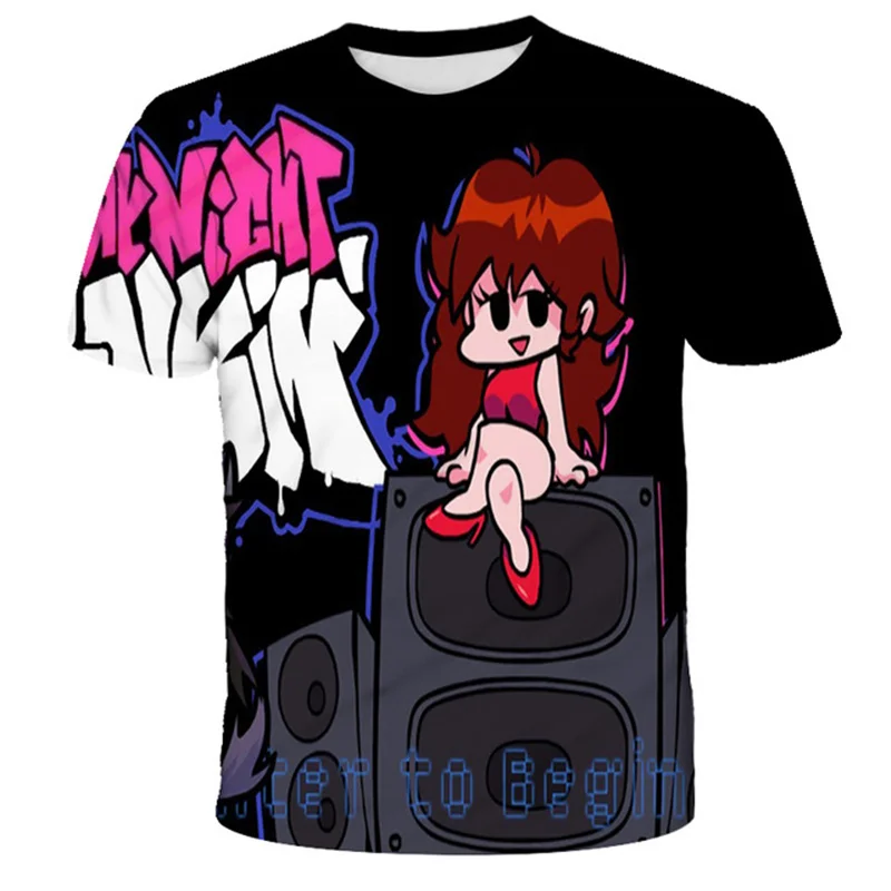 New Summer Fridany Night Funkin T Shirts Costumes Kids Boys And Girls Cartoon Casual Tops Tees Children Short Sleeves Tee-Shirts
New Summer Fridany Night Funkin T Shirts Costumes Kids Boys And Girls Cartoon Casual Tops Tees Children Short Sleeves Tee-Shirts