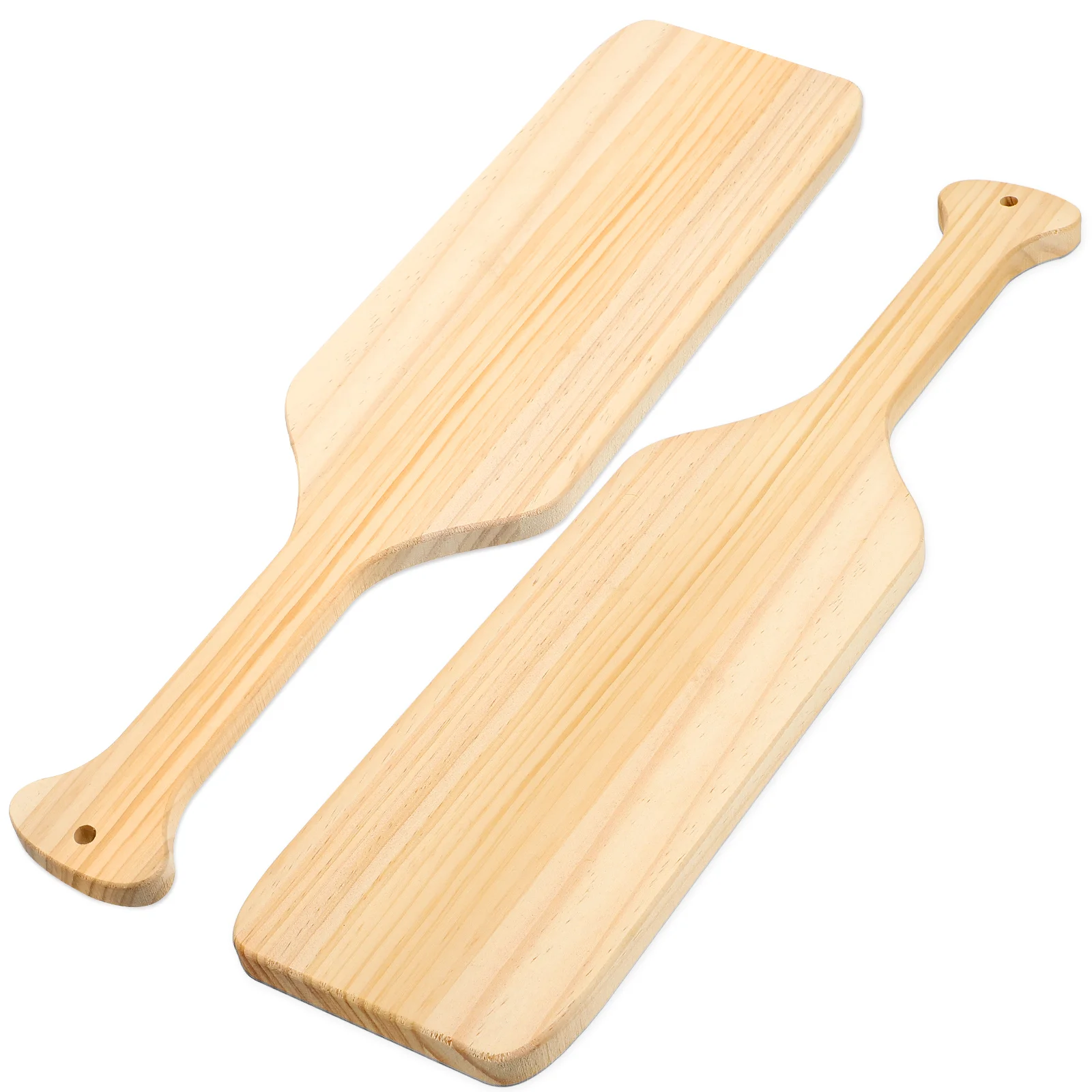 

2 Pcs Unfinished Wooden Paddles Greek Fraternity Paddles Solid Pine Sorority Paddles Wood Crafts for DIY Home Decoration