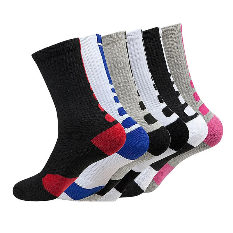 3 Pairs/Lot Basketball Socks Men Four Seasons Breathable Middle Tube Deodorant Running Sports Socks Thicken Man Socks 38-44
3 Pairs/Lot Basketball Socks Men Four Seasons Breathable Middle Tube Deodorant Running Sports Socks Thicken Man Socks 38-44