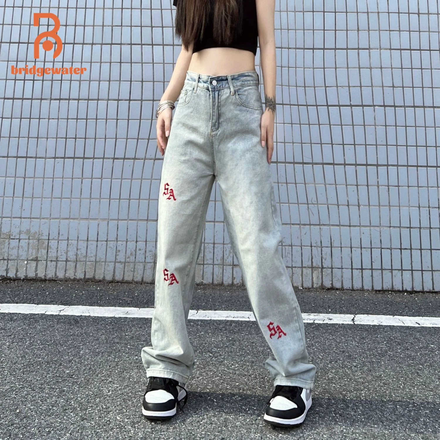 BRIDGEWATER High Waist Baggy Jeans Women Summer 2022 Loose Straight Trousers Wide Leg Denim Pants Korean Fashion y2k Streetwear
BRIDGEWATER High Waist Baggy Jeans Women Summer 2022 Loose Straight Trousers Wide Leg Denim Pants Korean Fashion y2k Streetwear