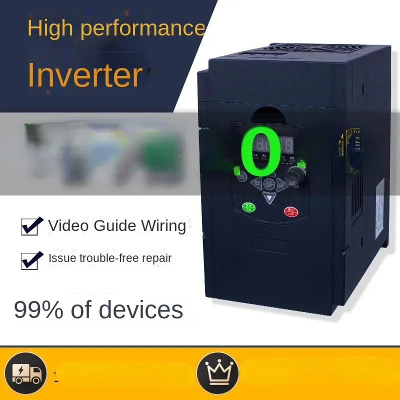 Inverter Single-Phase 220V Three-Phase 380 V1.5/2.2/5.5/7.5/11/15/22/30/37kw4 Motor 3
Inverter Single-Phase 220V Three-Phase 380 V1.5/2.2/5.5/7.5/11/15/22/30/37kw4 Motor 3