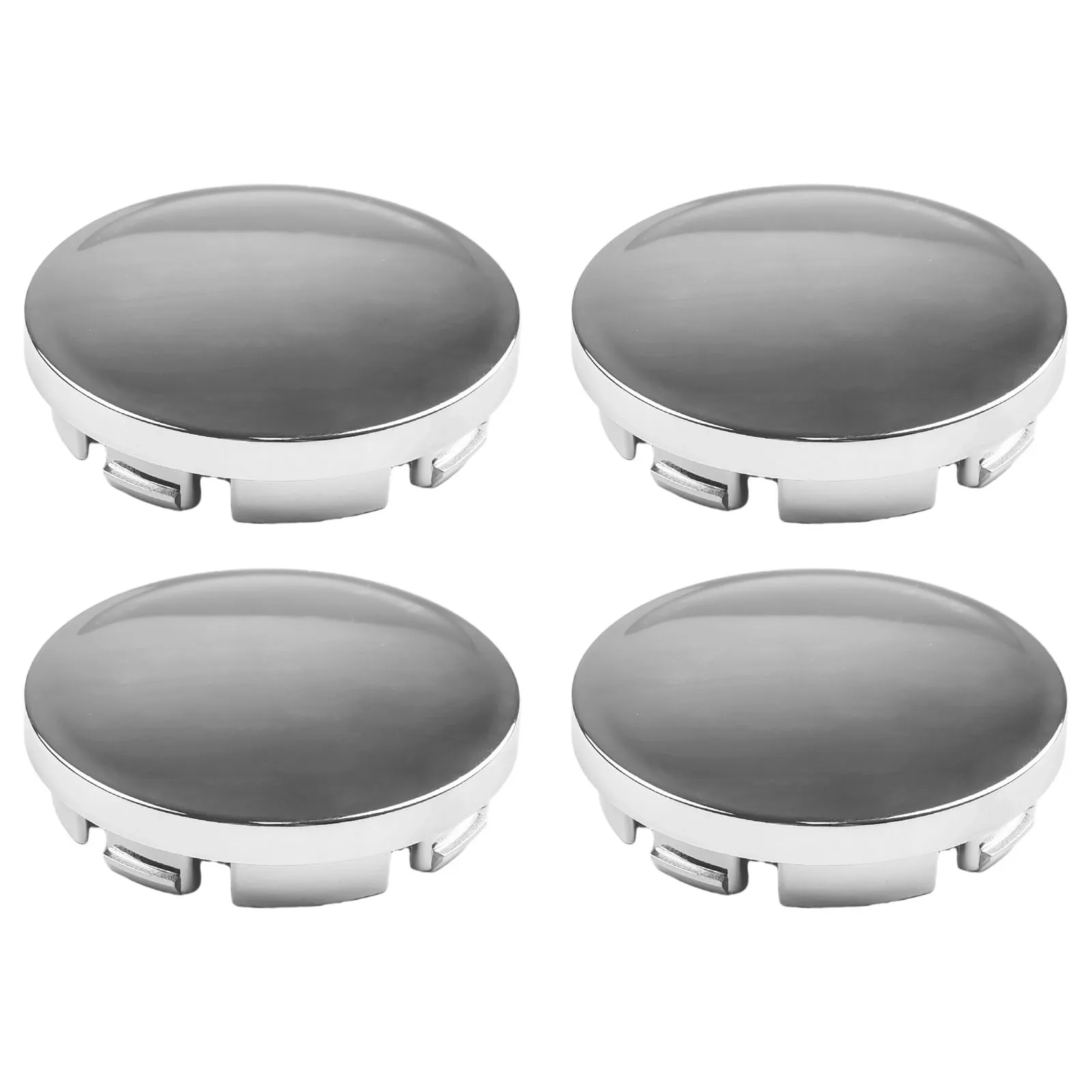 

Wheel Center Car Wheel Center Cap Auto Plastic Base For Front /rear Tyre 4Pcs set ABS Chrome Hub Silver Vehicles