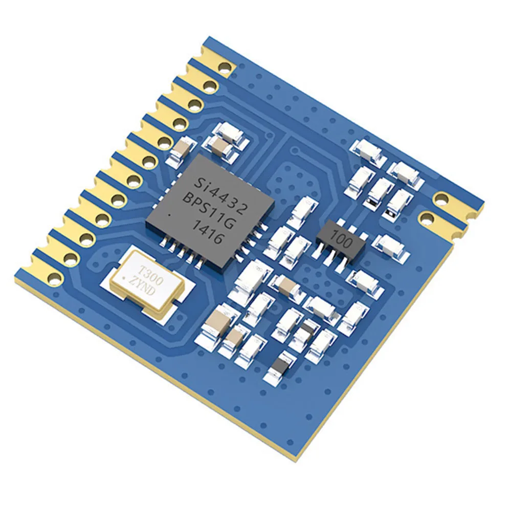 Practical Transmission Module Wireless Data 433MHz Communication Distance 1600meter SI4432 Radio Frequency Chip
Practical Transmission Module Wireless Data 433MHz Communication Distance 1600meter SI4432 Radio Frequency Chip