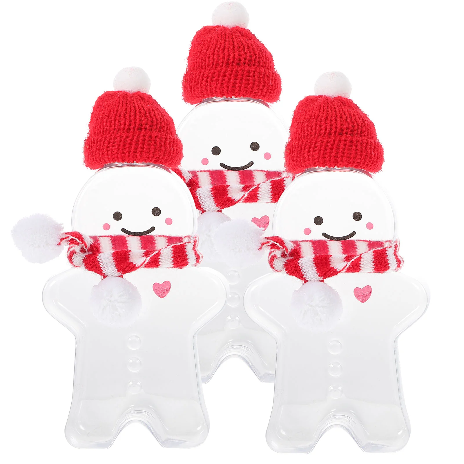 Christmas Gingerbread Man Bottles Plastic Empty Juice Bottles With Hat And Scarf Milk Tea Water Bottle Drinking Cup
Christmas Gingerbread Man Bottles Plastic Empty Juice Bottles With Hat And Scarf Milk Tea Water Bottle Drinking Cup