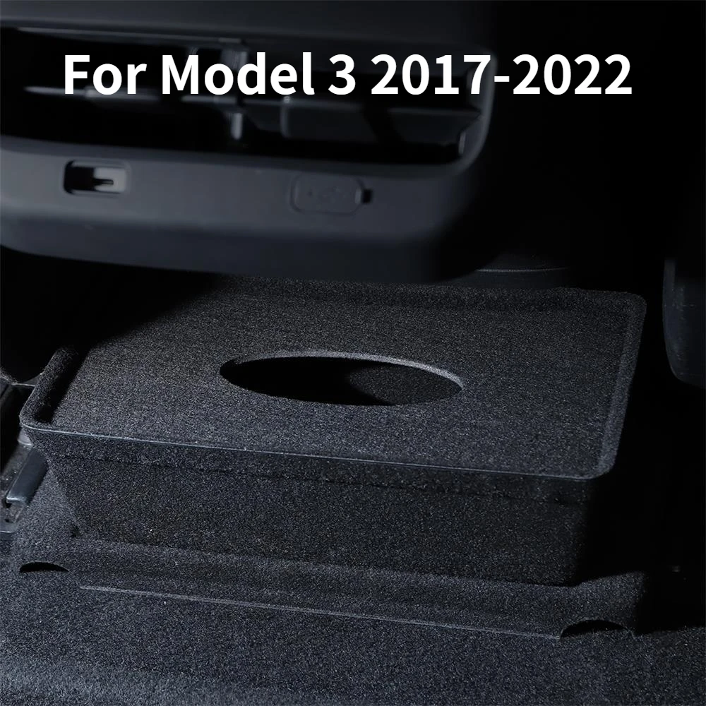 Новинка органайзер для основной консоли Tesla Model 3 2022 лоток флокировка Model3 2021