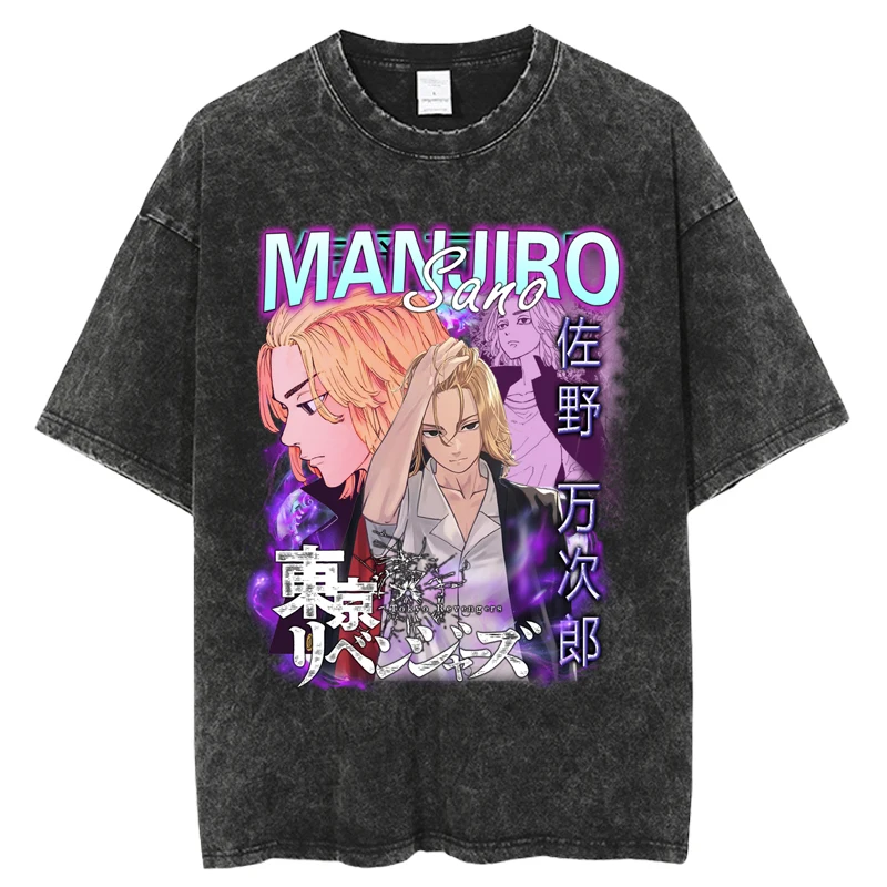 Anime Tokyo Avengers Vintage Washed T-shirt Men Mikey Graphics T Shirt Oversized Harajuku Short Sleeve Women Tshirt Cotton Tops
Anime Tokyo Avengers Vintage Washed T-shirt Men Mikey Graphics T Shirt Oversized Harajuku Short Sleeve Women Tshirt Cotton Tops