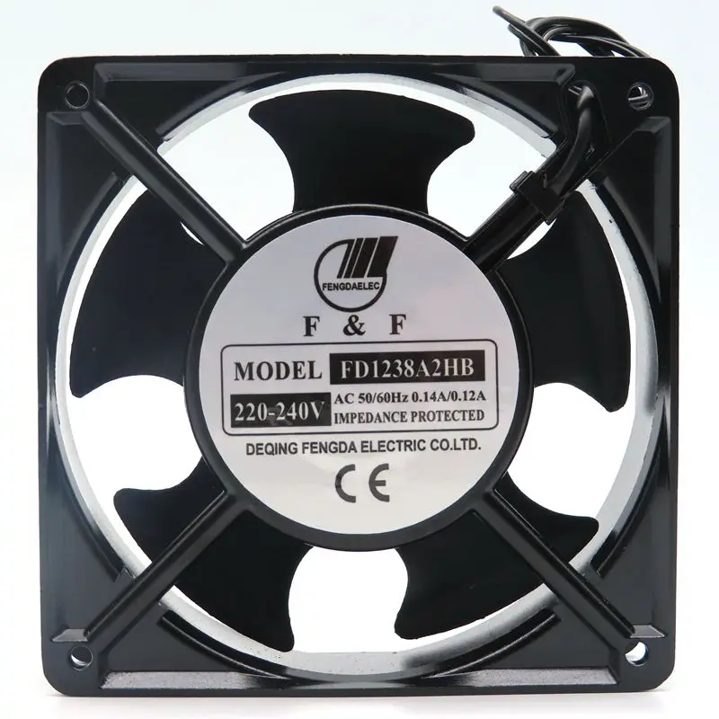 Двухпроводной охлаждающий вентилятор для сервера FD1238A2HB AC 220V 0.14A 120x120x38 мм
Двухпроводной охлаждающий вентилятор для сервера FD1238A2HB AC 220V 0.14A 120x120x38 мм