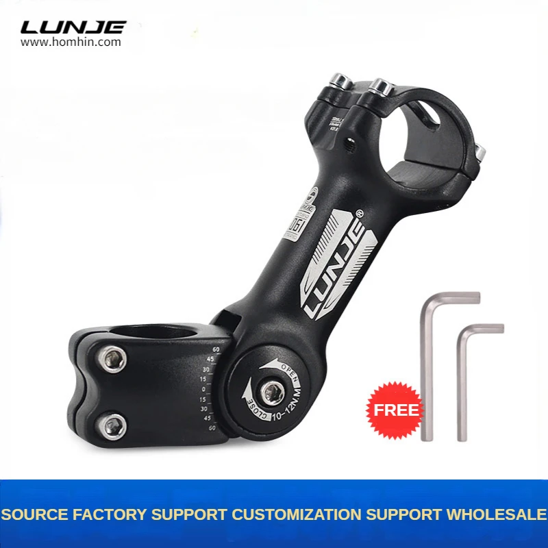 MTB Bicycle Handlebar Stem Adjustable Variable 60 Degree Angle Bike Riser Ultralight Aluminum Alloy Front Fork Stem Adapter
MTB Bicycle Handlebar Stem Adjustable Variable 60 Degree Angle Bike Riser Ultralight Aluminum Alloy Front Fork Stem Adapter