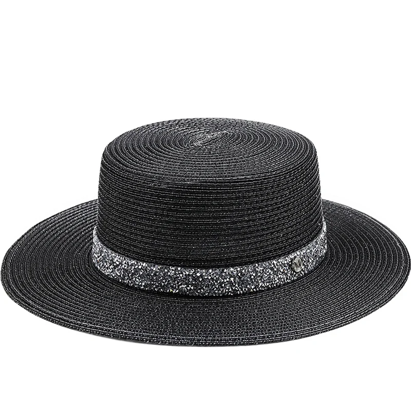 Hat for Women Panama Hat Summer Beach Hat Female Casual Lady Girls Flat Brim Straw Cap Girls Sun Hat Chapeu Feminino 
Hat for Women Panama Hat Summer Beach Hat Female Casual Lady Girls Flat Brim Straw Cap Girls Sun Hat Chapeu Feminino