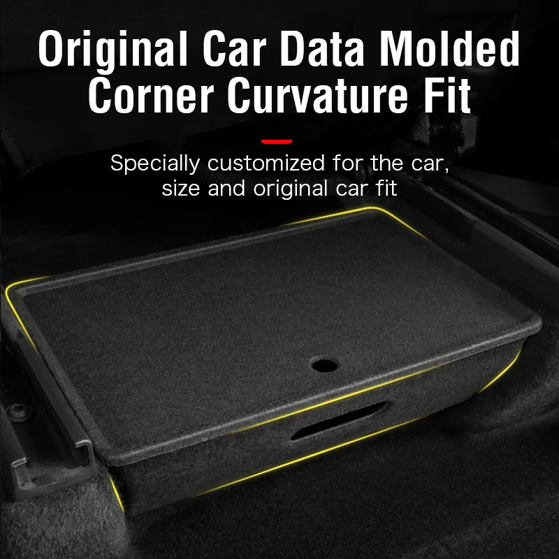 Under Seat Storage Box For Tesla Model Y 2017-2023 Car Rear Seat Storage Box With Lid Organizer Tray for Model Y Accessories 
Under Seat Storage Box For Tesla Model Y 2017-2023 Car Rear Seat Storage Box With Lid Organizer Tray for Model Y Accessories