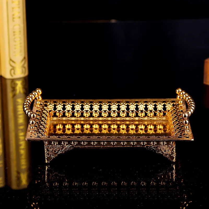 European-Style Exquisite Alloy Fruit Plate Home Hotel Club Cake Tray Jewelry Storage
European-Style Exquisite Alloy Fruit Plate Home Hotel Club Cake Tray Jewelry Storage