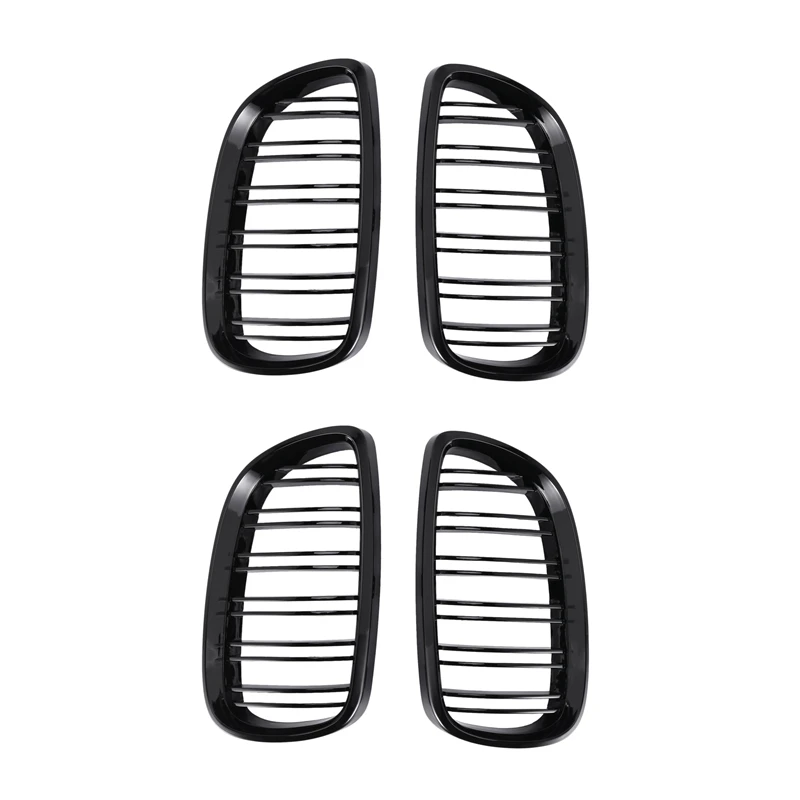 4Pcs Front Bumper Kidney Twin Fins Sport Grill Grille For BMW E92 E93 M3 2006-2009 08-13 3-Series M3(E92/E93) 07-10
4Pcs Front Bumper Kidney Twin Fins Sport Grill Grille For BMW E92 E93 M3 2006-2009 08-13 3-Series M3(E92/E93) 07-10