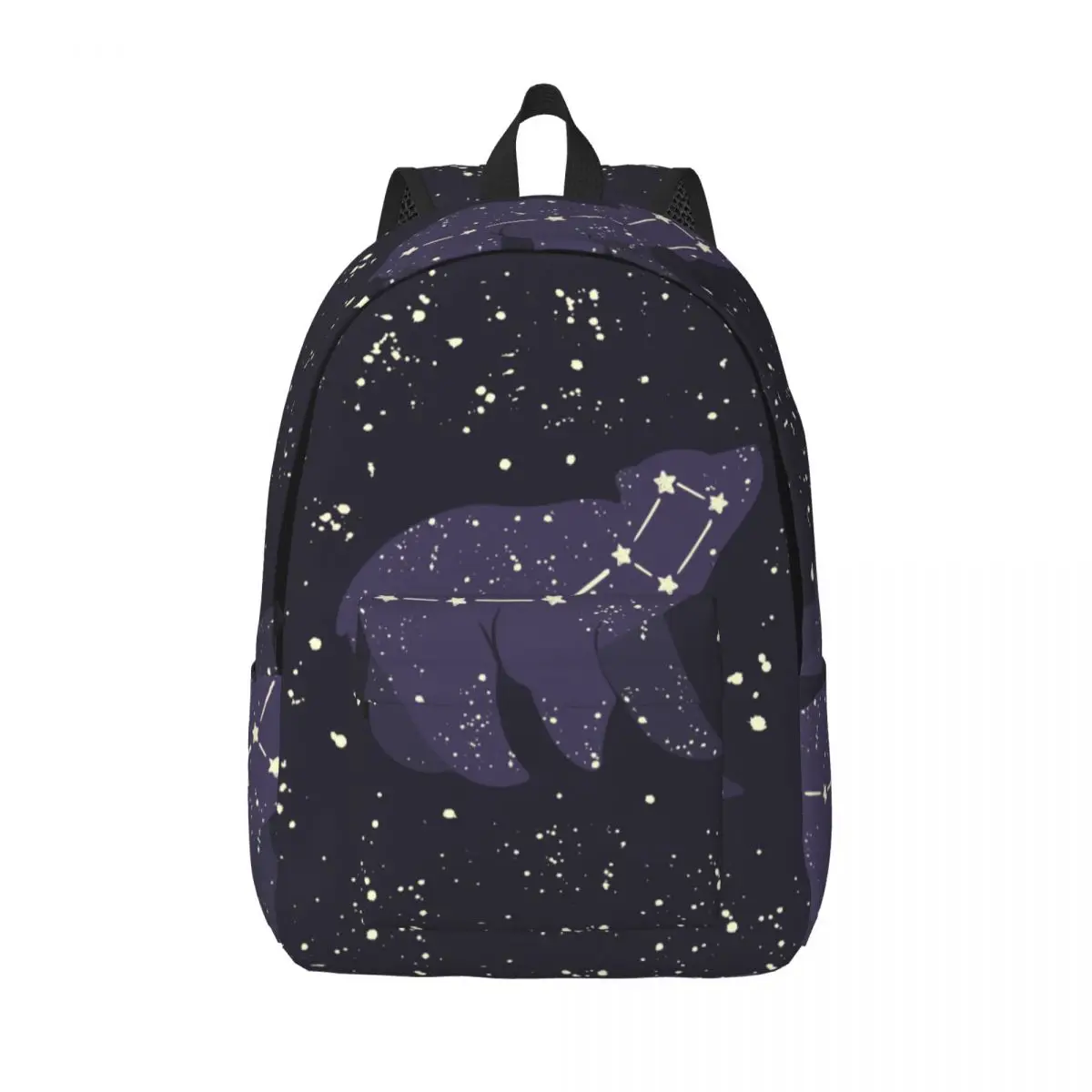 Рюкзак с маленьким медведем, созвездиями в ночное время, мужской Школьный рюкзак, Женский вместительный рюкзак для ноутбука 
Рюкзак с маленьким медведем, созвездиями в ночное время, мужской Школьный рюкзак, Женский вместительный рюкзак для ноутбука