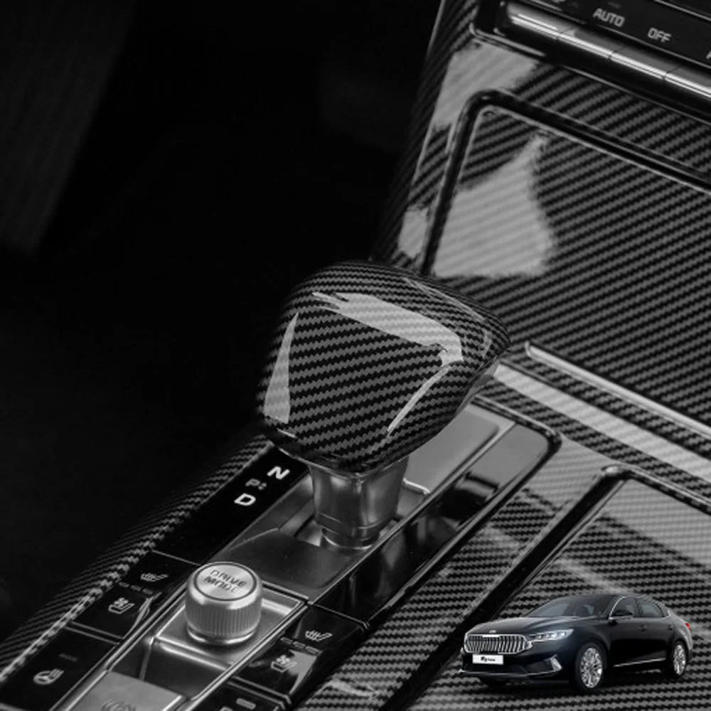 ABS Carbon Fiber Style Console Gear Shift Knob Cover Trim Car Interior Accessories For Kia K7 K9
ABS Carbon Fiber Style Console Gear Shift Knob Cover Trim Car Interior Accessories For Kia K7 K9