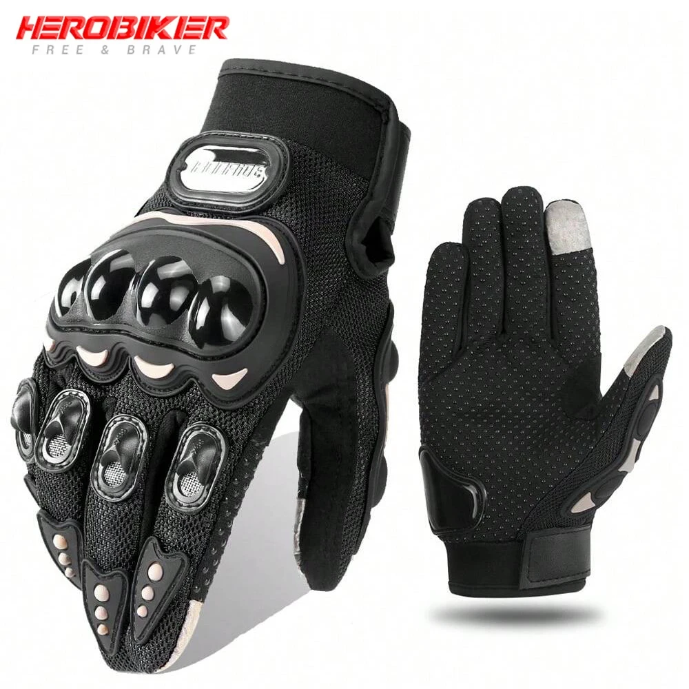 

Motorcycle Gloves Summer Breathable Riding Gloves Hard Knuckle Touchscreen Motorbike Gloves Tactical Gloves For Dirt Bike Moto