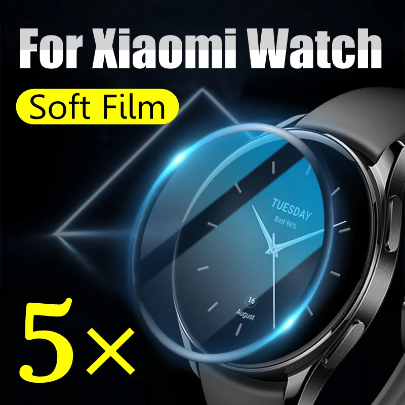 3D изогнутая мягкая пленка для Xiaomi Watch S2 42 мм 46 мм S1 Active Ультра прозрачная Защита экрана для Mi Watch S1 Pro не закаленное стекло