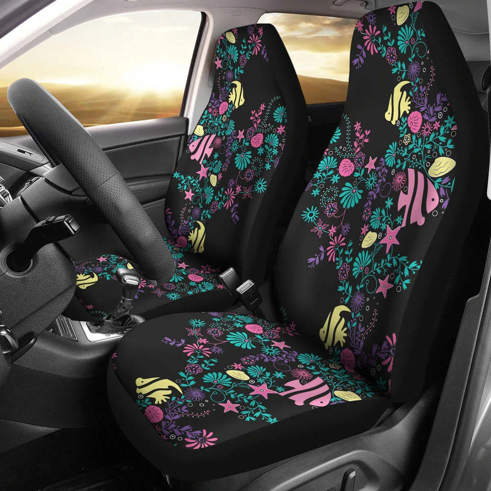 Pastel Ocean Chalky Style Water Themed Car Seat Covers Fish and Sea Sh,Pack of 2 Universal Front Seat Protective Cover
Pastel Ocean Chalky Style Water Themed Car Seat Covers Fish and Sea Sh,Pack of 2 Universal Front Seat Protective Cover