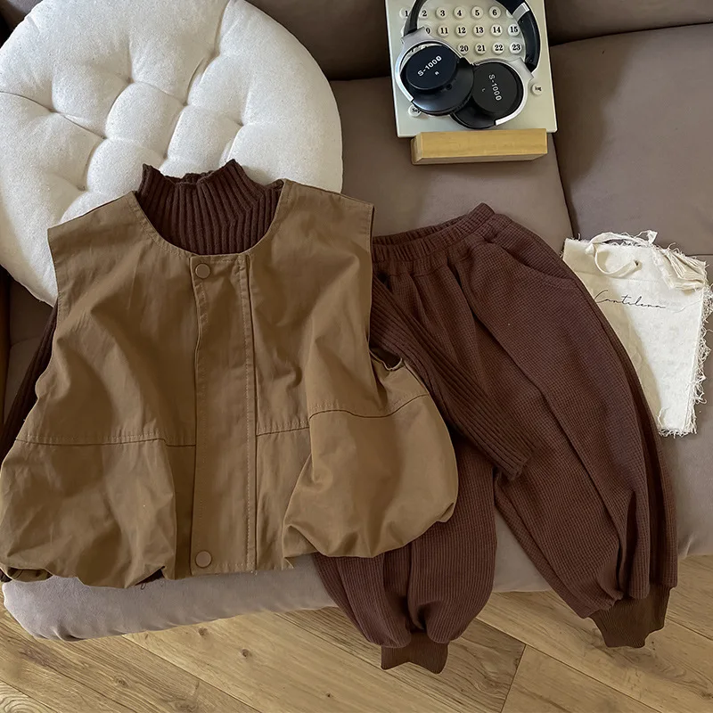 Baby's Autumn Set Children's Knitted Sweater+Casual Set Children's Fashion Two Piece Set 2023 toddler girl clothes
Baby's Autumn Set Children's Knitted Sweater+Casual Set Children's Fashion Two Piece Set 2023 toddler girl clothes