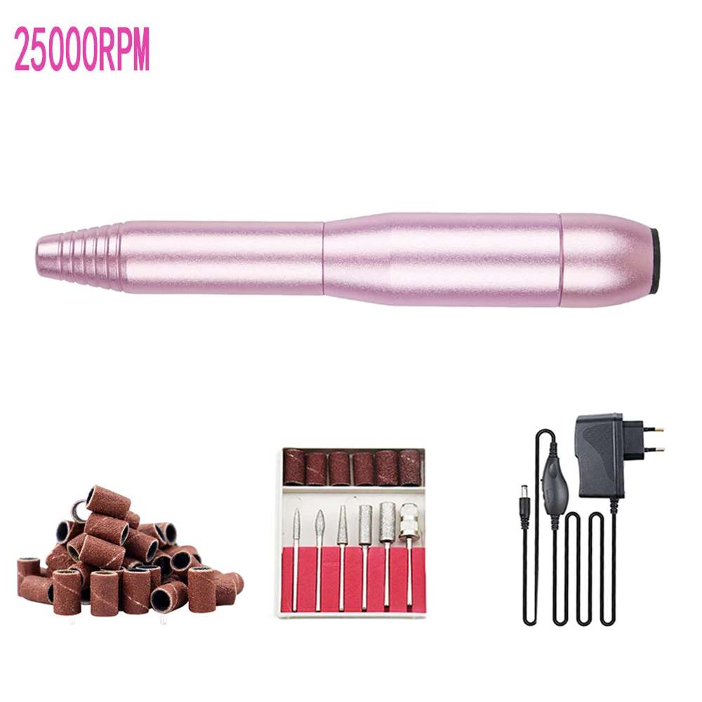 Portable Electric 25000RMP For Manicure Nail Drill Machine Nail File Kit Polishing Tools For Home Salon Use
Portable Electric 25000RMP For Manicure Nail Drill Machine Nail File Kit Polishing Tools For Home Salon Use