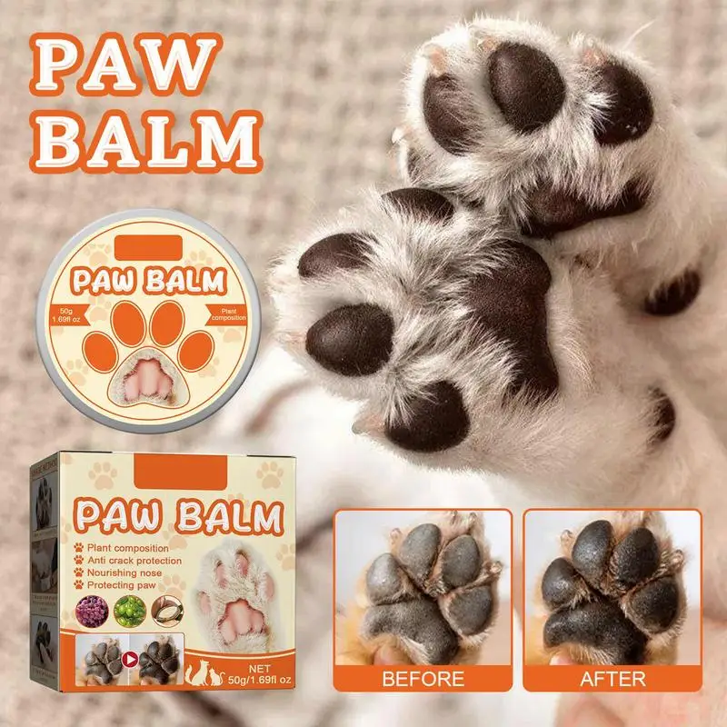 

Dog Paw Balm Pet Moisturizing Paw Cream Natural Dog Cat Paw Wax For Dry Paws & Nose Pet Paw Balm Dogs Paw Protectors