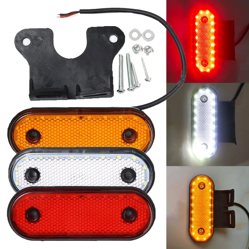 1/4pcs Led Side Marker Light Truck Durable Clearance Lamp Tail Light 12V 24V Trailer Camion Warning Light Lamps
1/4pcs Led Side Marker Light Truck Durable Clearance Lamp Tail Light 12V 24V Trailer Camion Warning Light Lamps