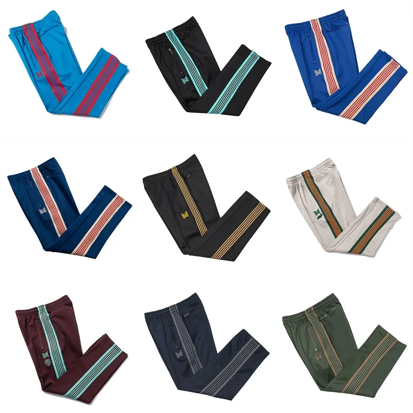 New Stripes Needles Pants Men Women Butterfly Needles Track Pants High Street Awge Straight Trousers Pant Hip Hop
New Stripes Needles Pants Men Women Butterfly Needles Track Pants High Street Awge Straight Trousers Pant Hip Hop