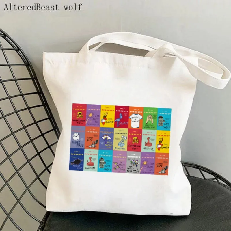 Women Shoulder bag The Works Of Kurt Vonnegut Harajuku Custom Shopping Canvas Shopper Bag girl handbag Tote Shopper Lady Bag
Women Shoulder bag The Works Of Kurt Vonnegut Harajuku Custom Shopping Canvas Shopper Bag girl handbag Tote Shopper Lady Bag