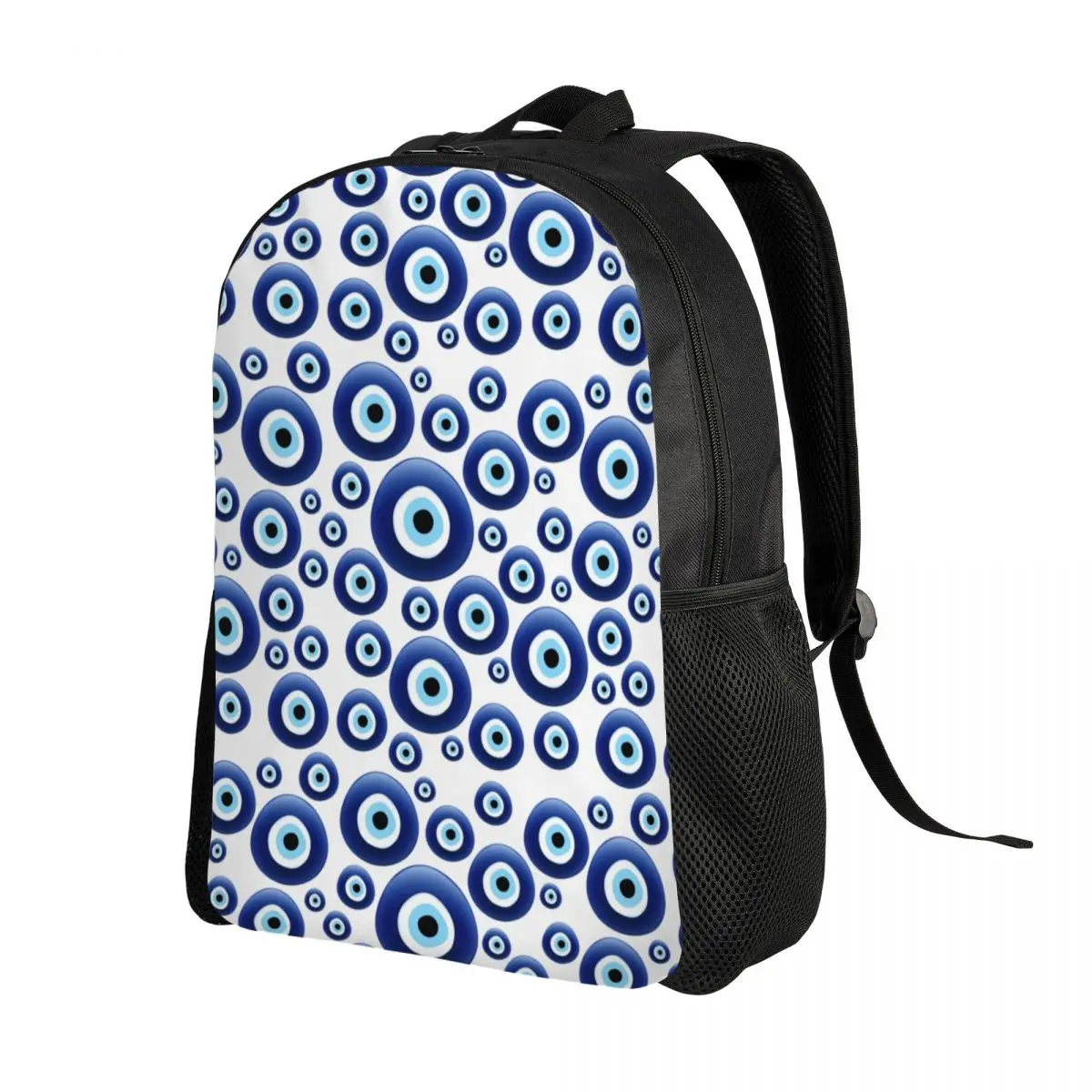 

Рюкзак с защитой от сглаза в средиземноморском стиле для женщин и мужчин, водонепроницаемый школьный ранец с шармами на удачу в колледже, Сумка с принтом Хамса для книг